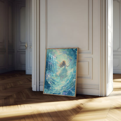 Himmelsk Fe i Magiskt Ljus Poster
