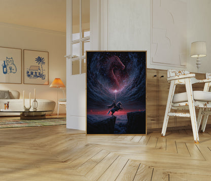 Cosmic Dragon Knight Poster
