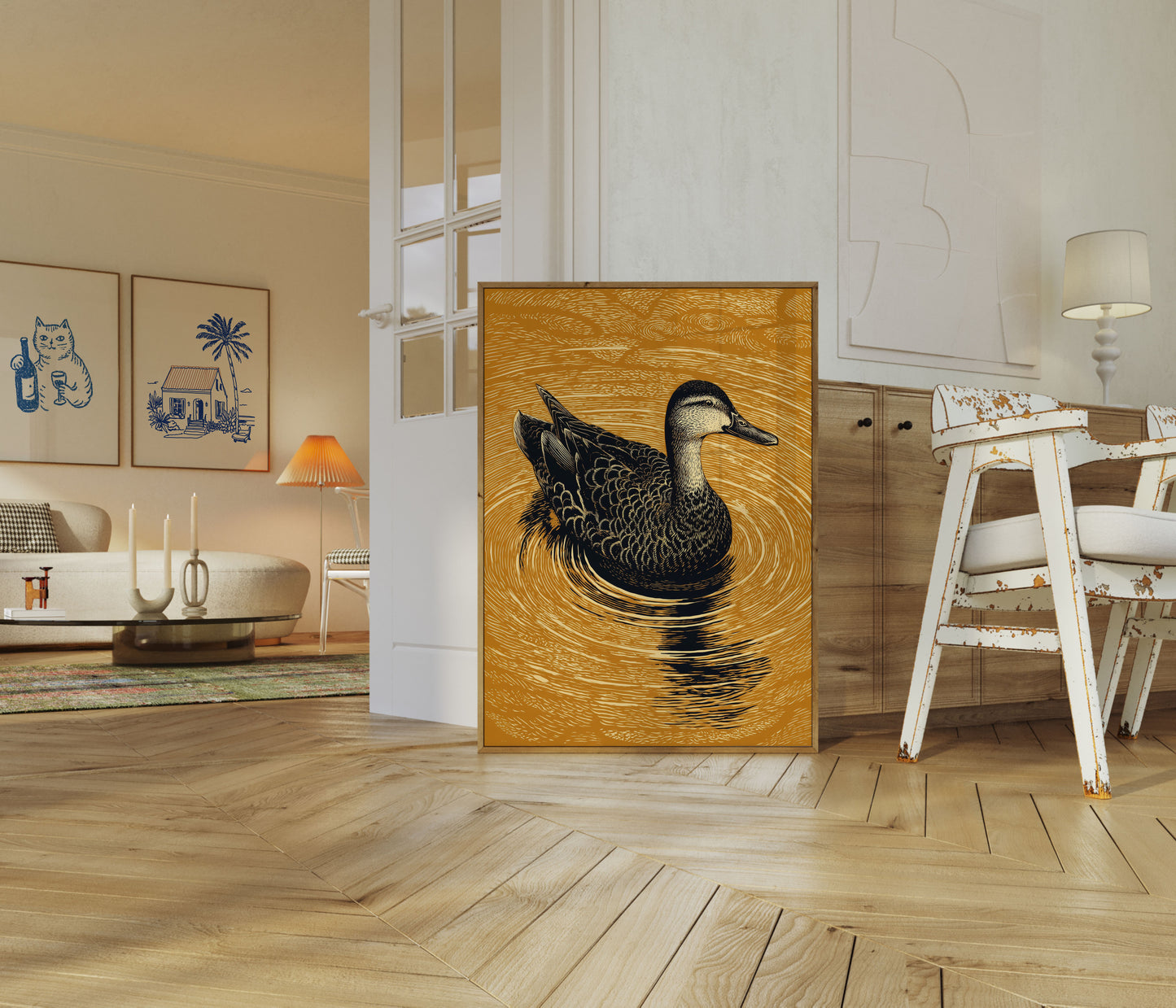 Golden Duck Sanctuary Poster