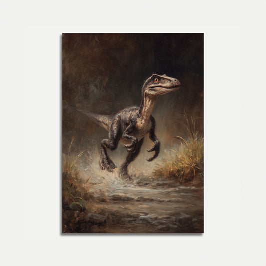 Velociraptor Hunter Wilderness Poster