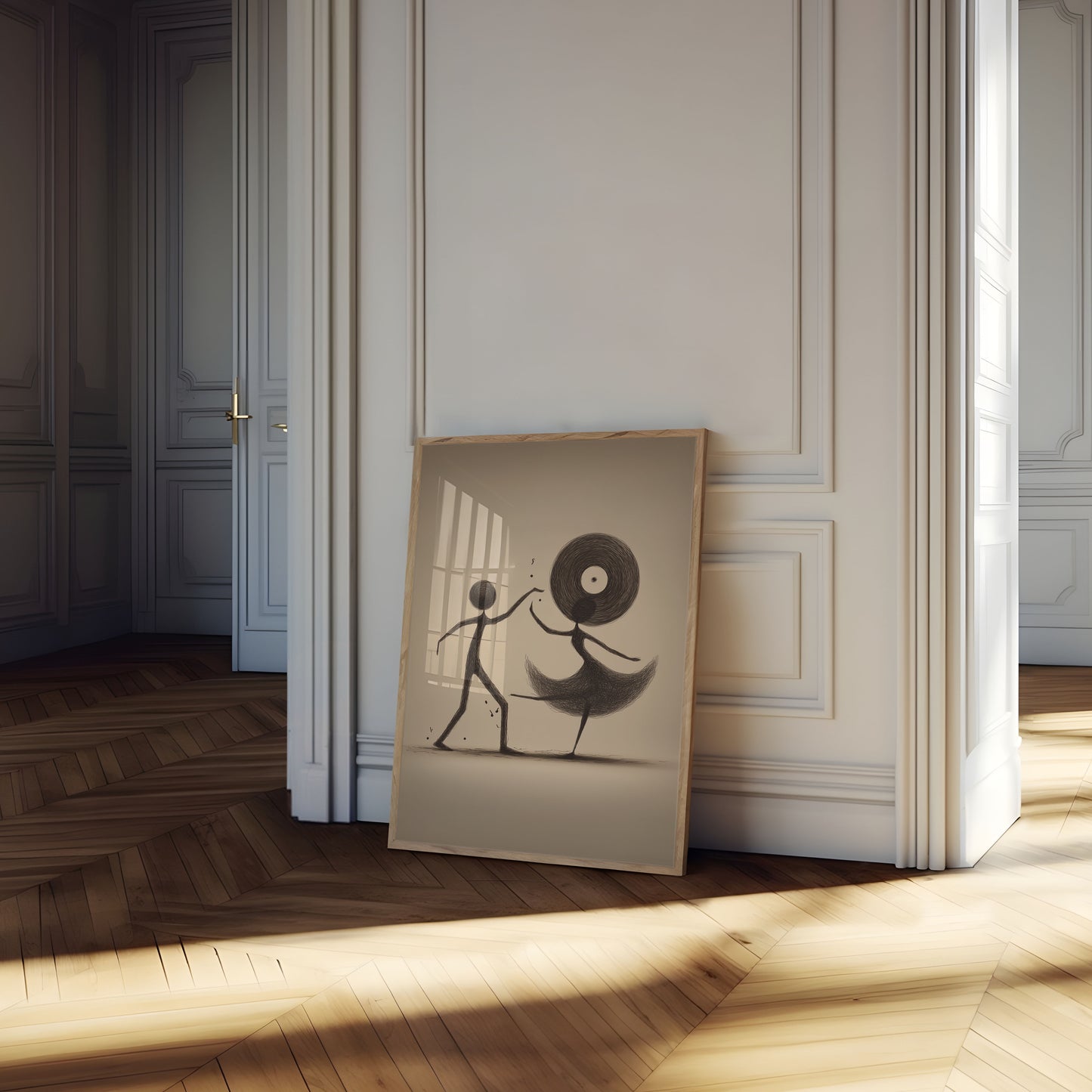 Vinyl Dans Partners Poster
