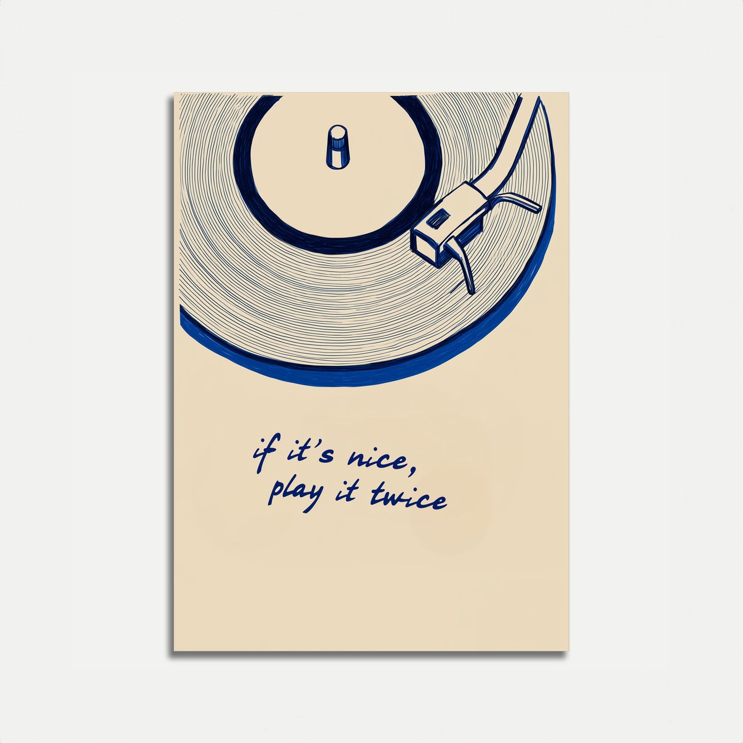 Vintage Vinyl Music Lover Poster