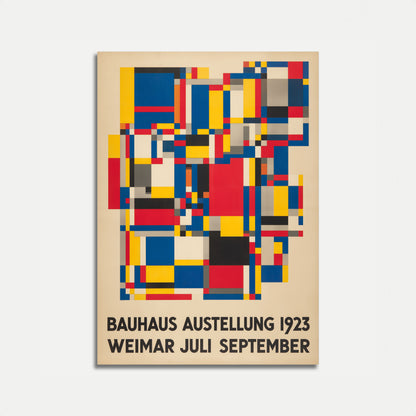 Bauhaus Exhibition 1923 Weimar Poster