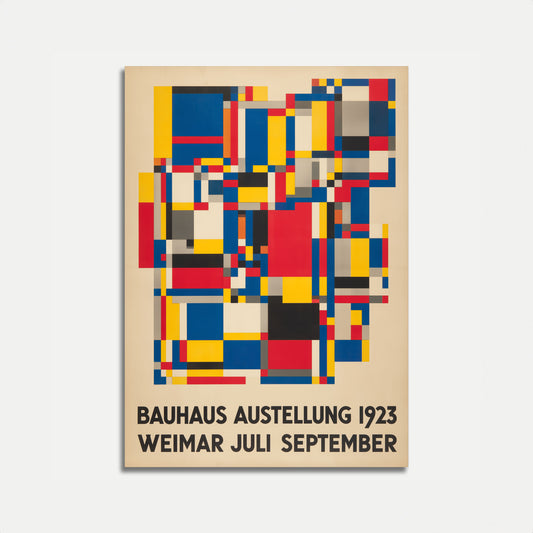 Bauhaus Exhibition 1923 Weimar Poster