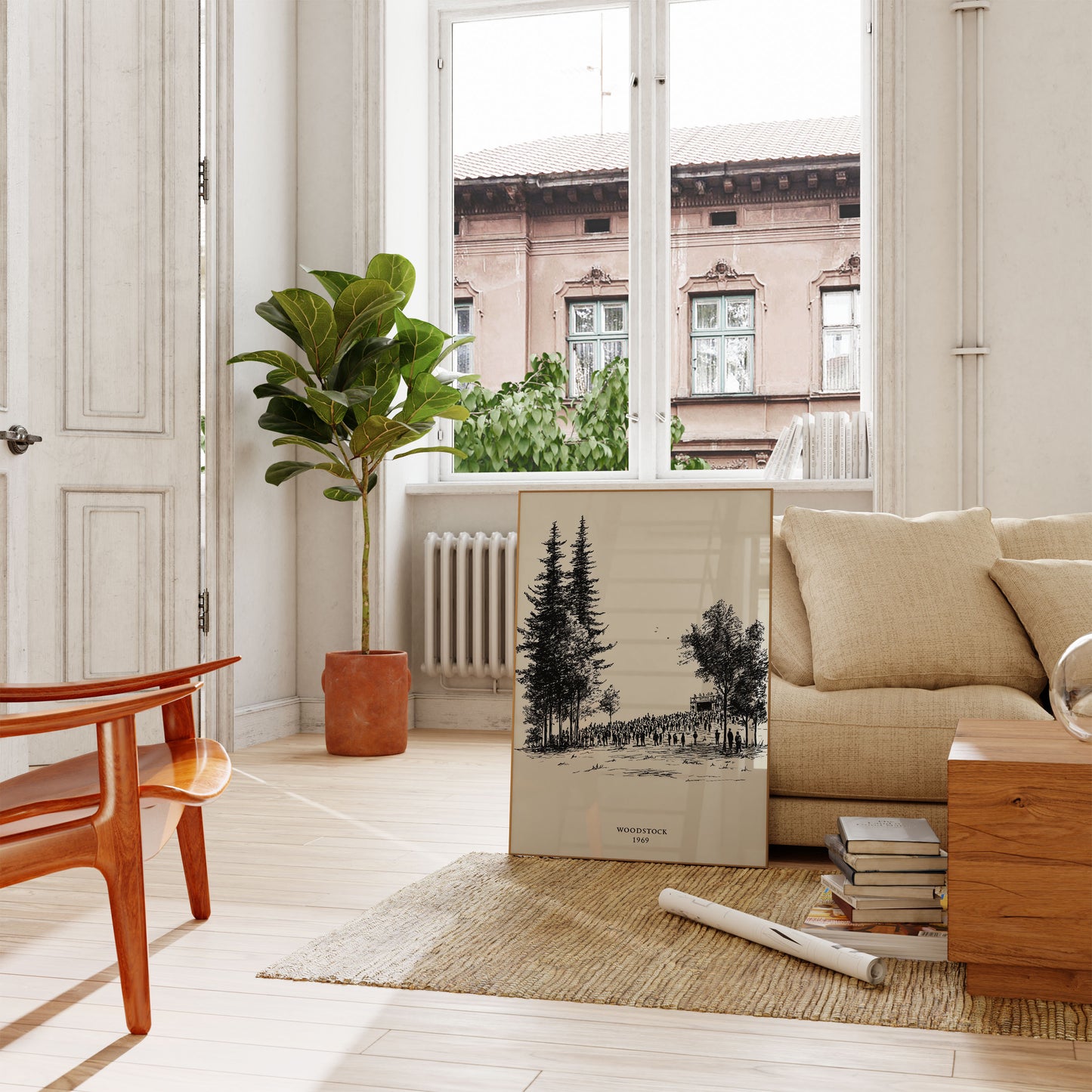 Woodstock 1969 Vintage Music Poster