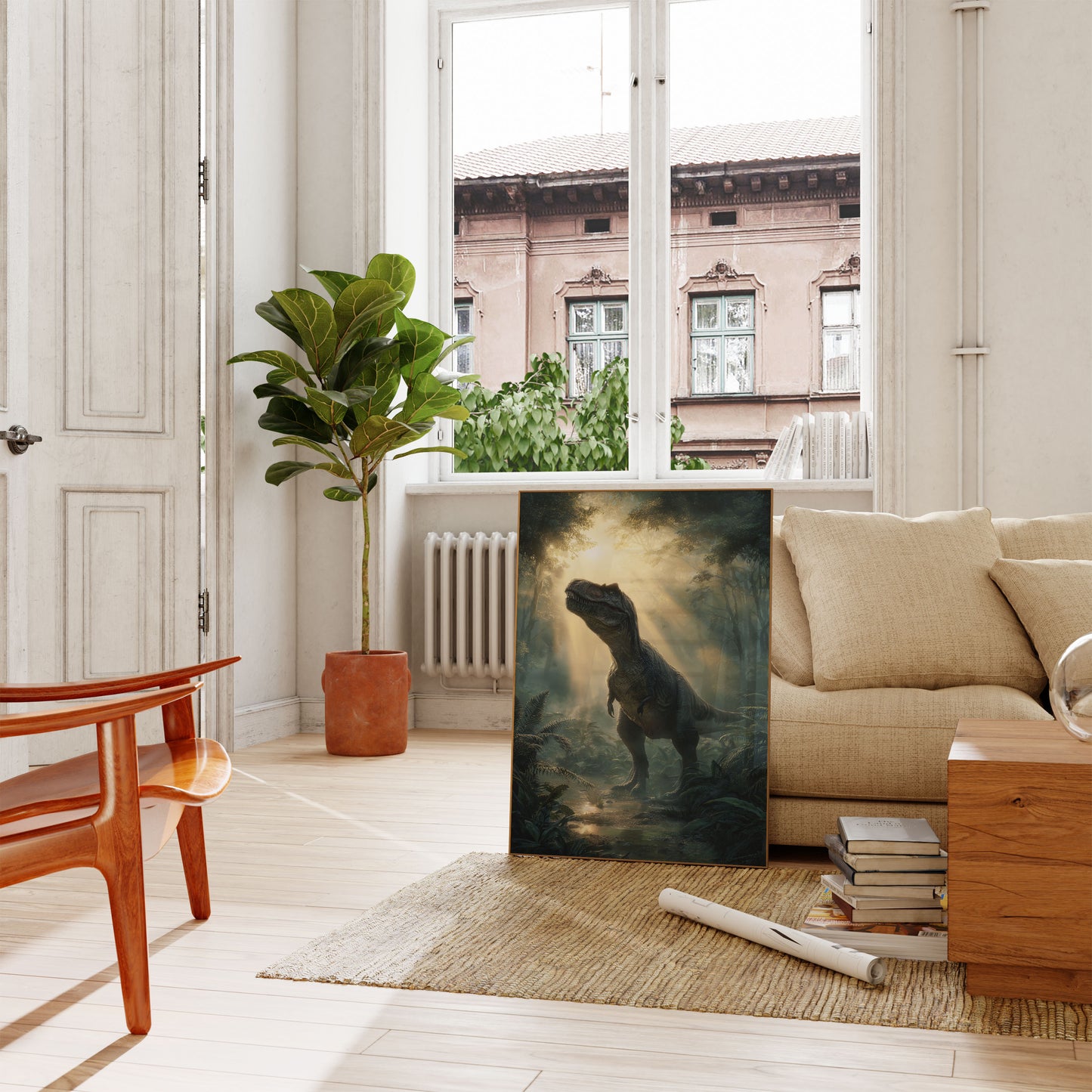 Póster del Rey de la Jungla Prehistórica