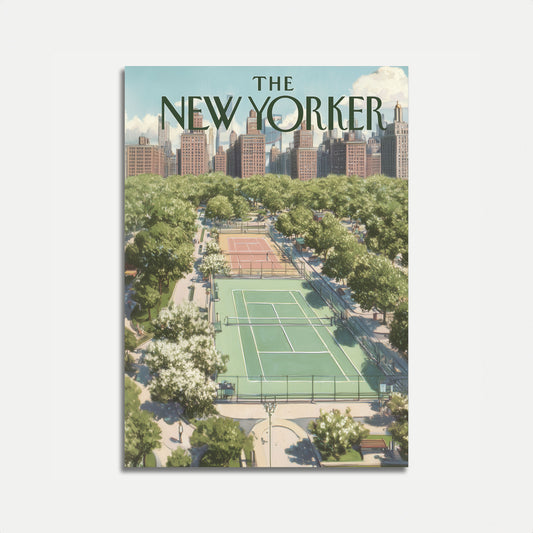 Urban Tennis Central Park Poster