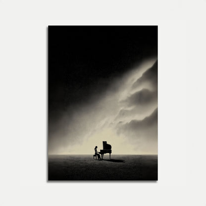 Solitude at the Piano Poster