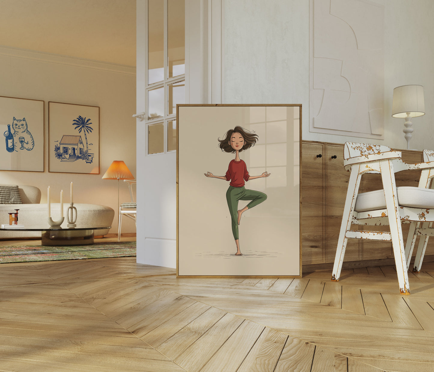 Zen Balance Yoga Poster