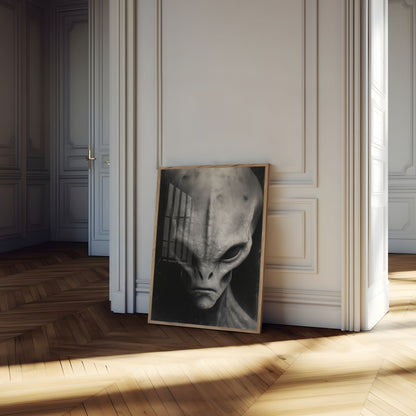 Alien Encounter Dark Poster