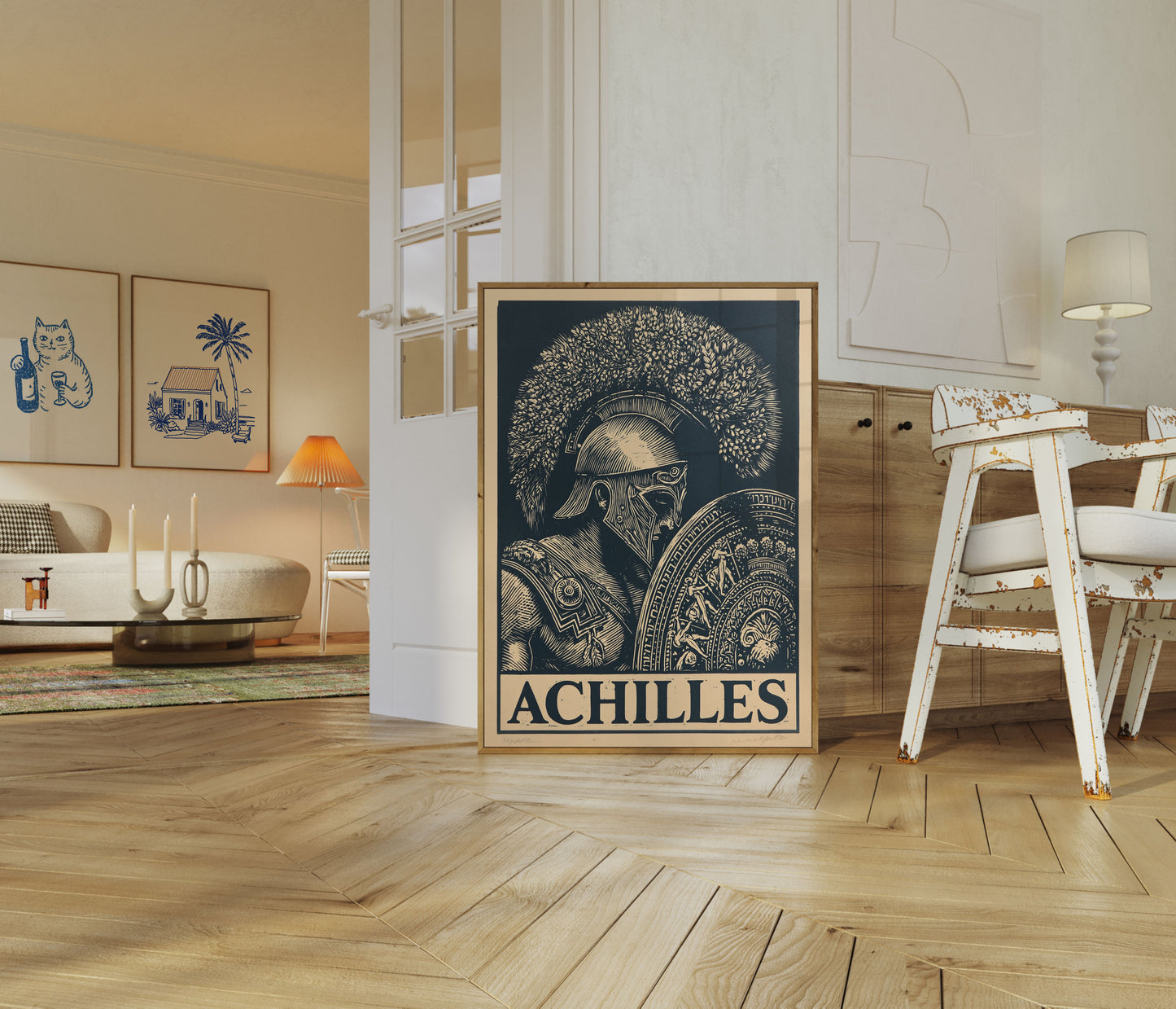 Achilles Greek Warrior Poster