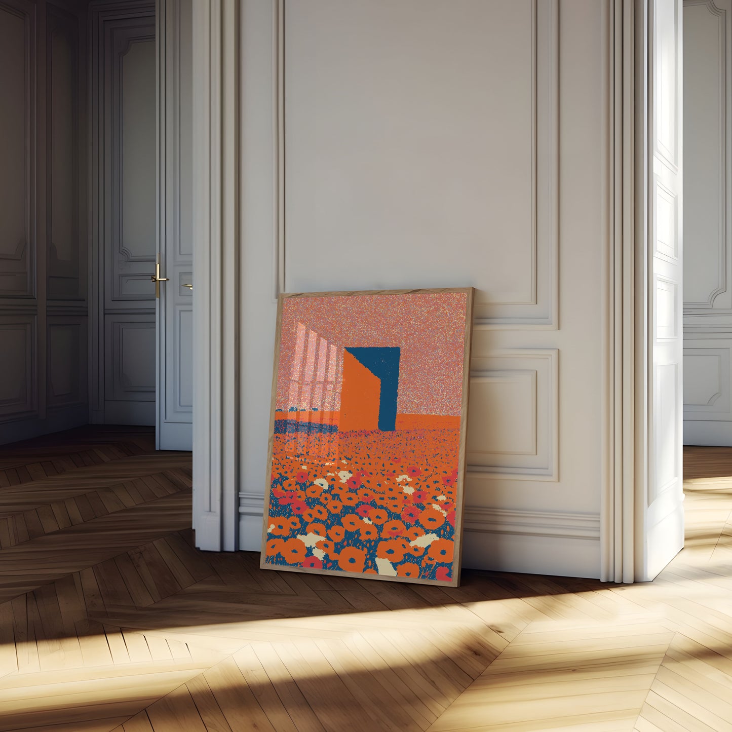Poppy Field Gateway Poster