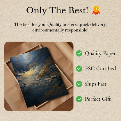 Celestial Dragon Sky Poster