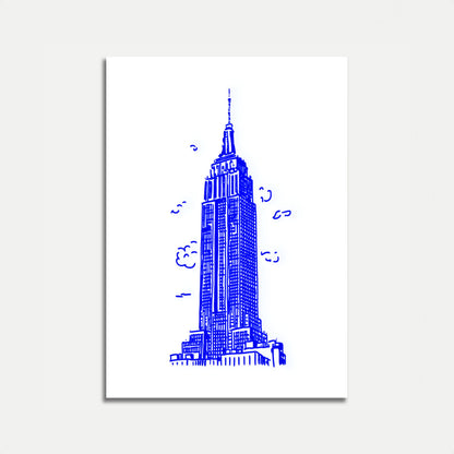 Empire State Building New York Poster