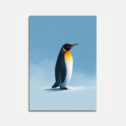 Elegant kejserpingvin plakat