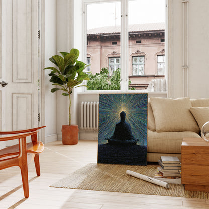 Meditation in Digital Light Poster