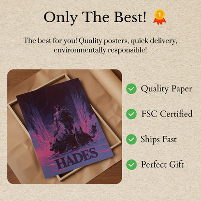 Hades Greek Mythology Poster