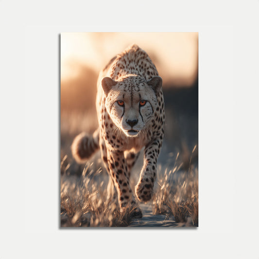 Póster de Fierce Cheetah Wilderness
