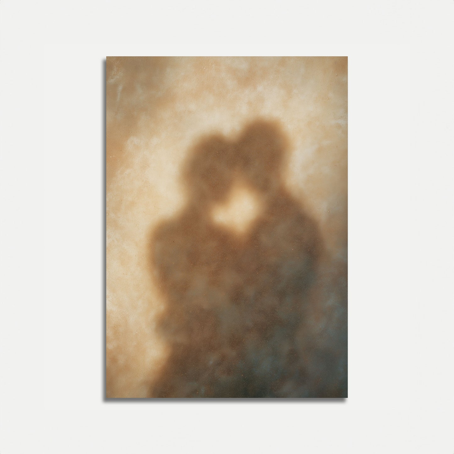 Intimate Silhouette Love Poster