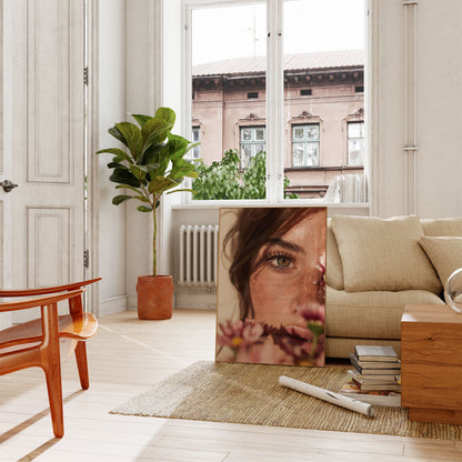 Freckled Beauty in Bloom Poster