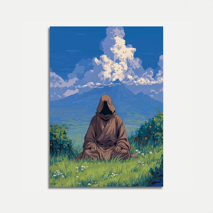 Poster Paesaggio Montagna Meditazione