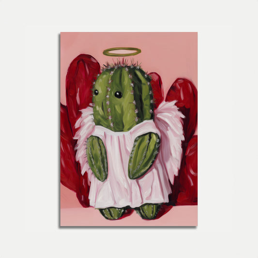 Hellig Kaktus Engel Plakat