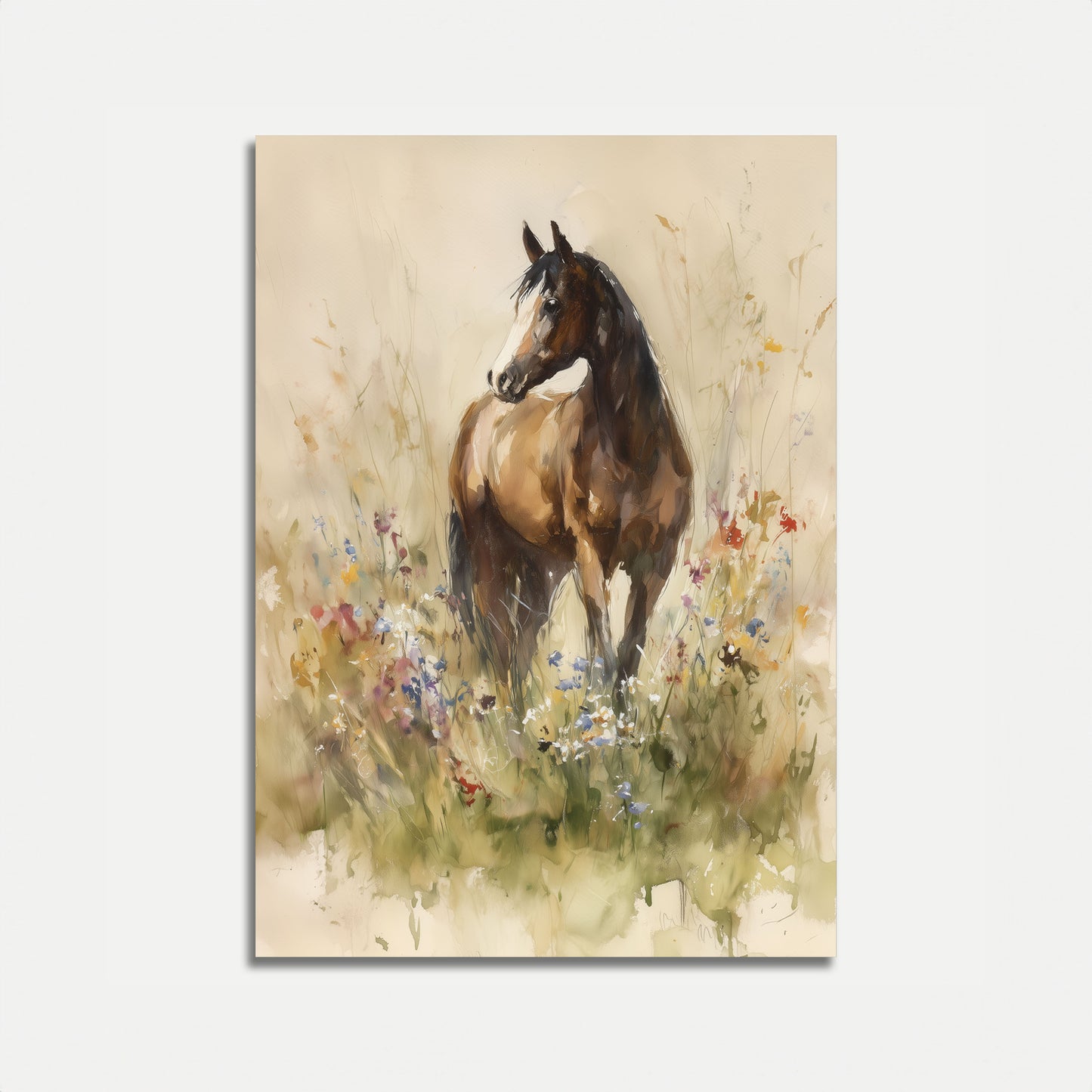 Meadow Spirit Horse Poster