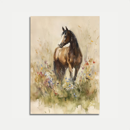 Meadow Spirit Horse Poster