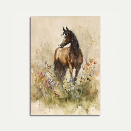 Meadow Spirit Horse Poster