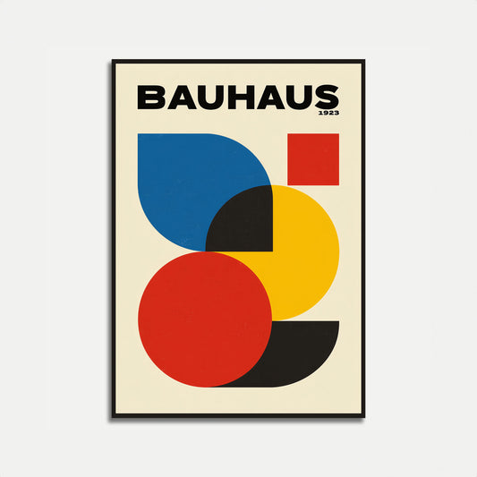 Bauhaus Geometric Abstract Poster