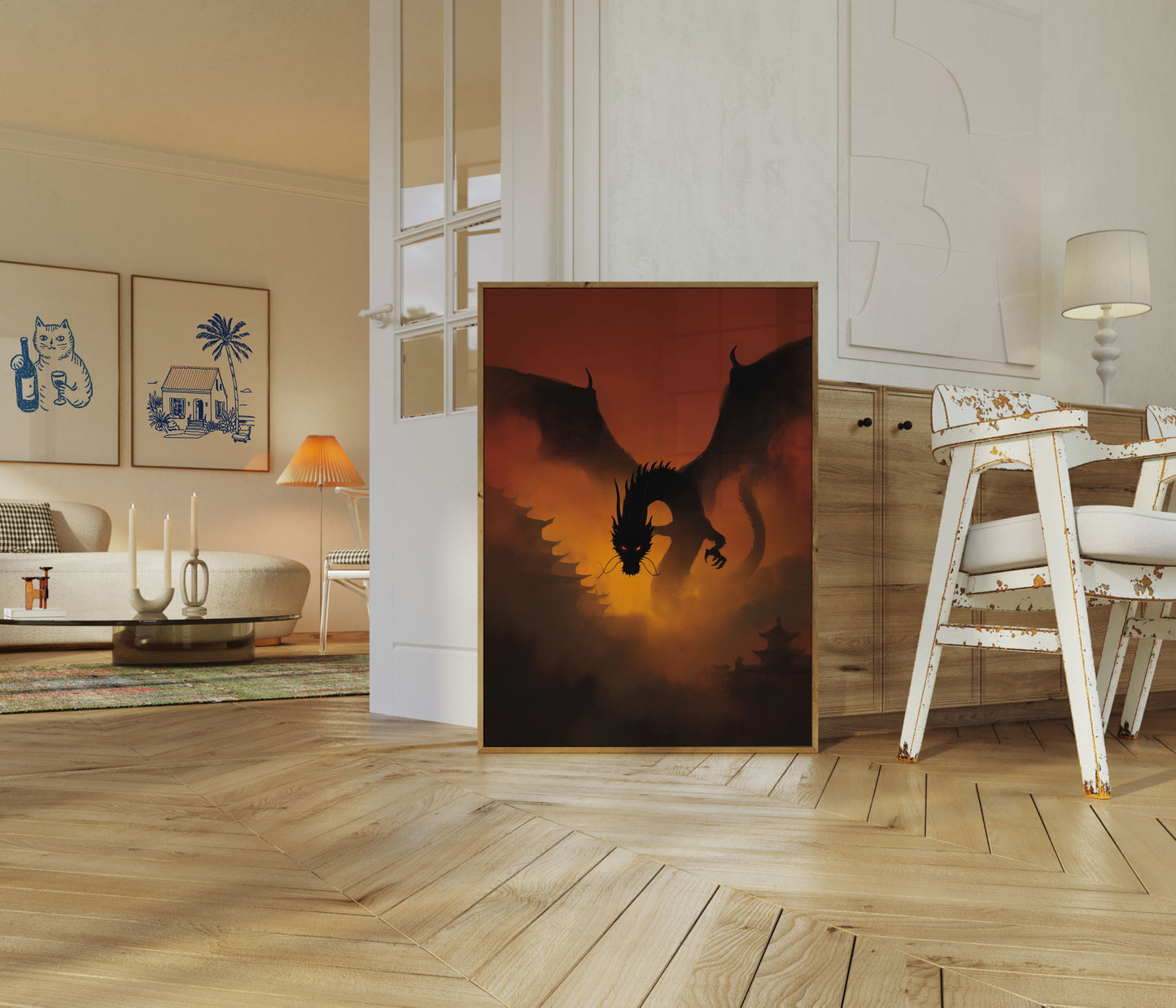 Crimson Dragon Rising Poster