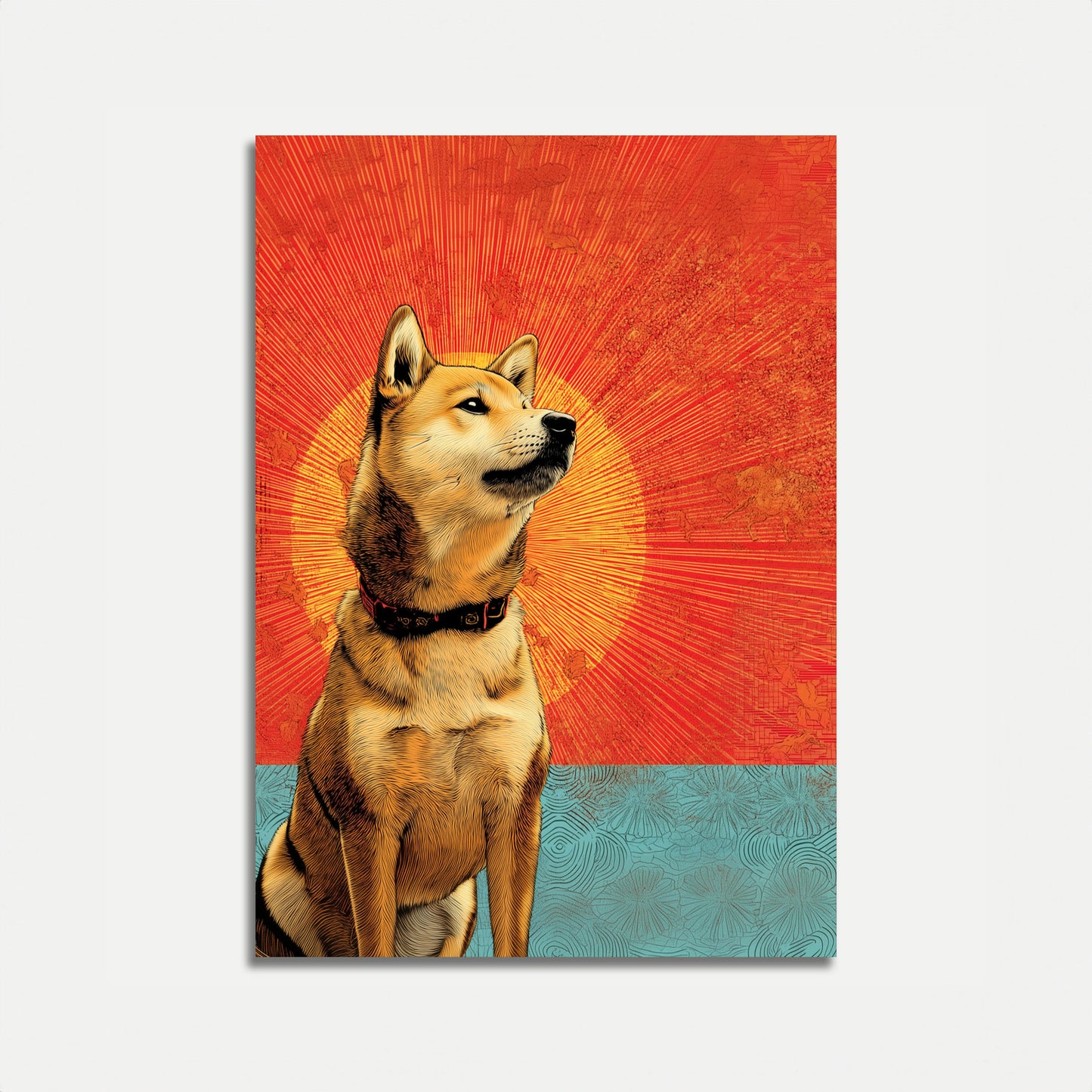 Radiant Shiba Inu Poster