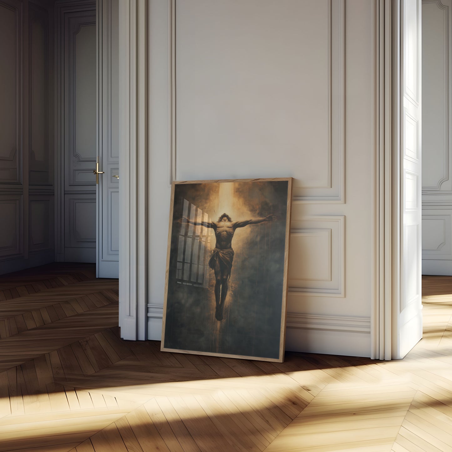 Divine Crucifixion Spiritual Poster