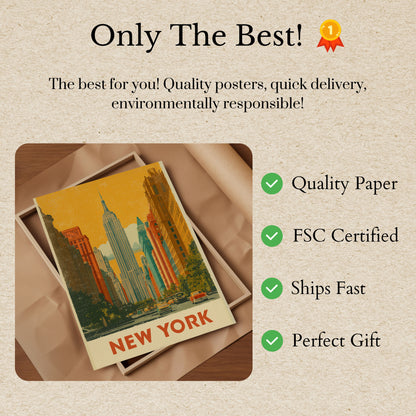 Empire State Skyline Poster