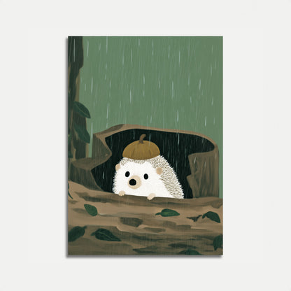 Affiche Hérisson sous la Pluie