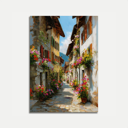 Affiche du Village de la Rue aux Fleurs Européennes