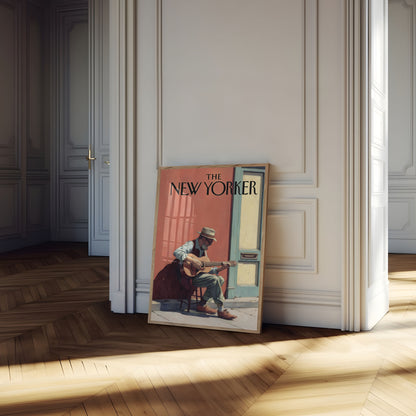 Soulful Street Musician Poster