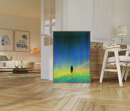 Cosmic Solitude and Light Poster