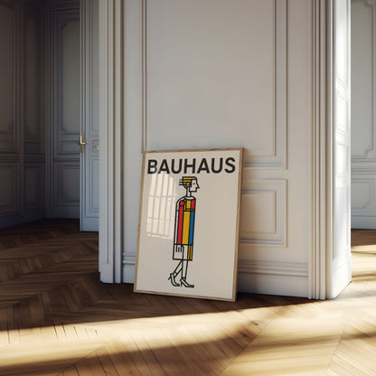 Bauhaus Geometrisk Figur Plakat
