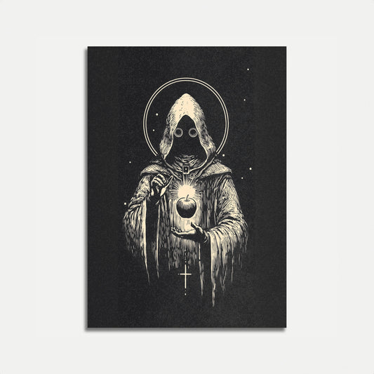 Mystical Hooded Saint Poster