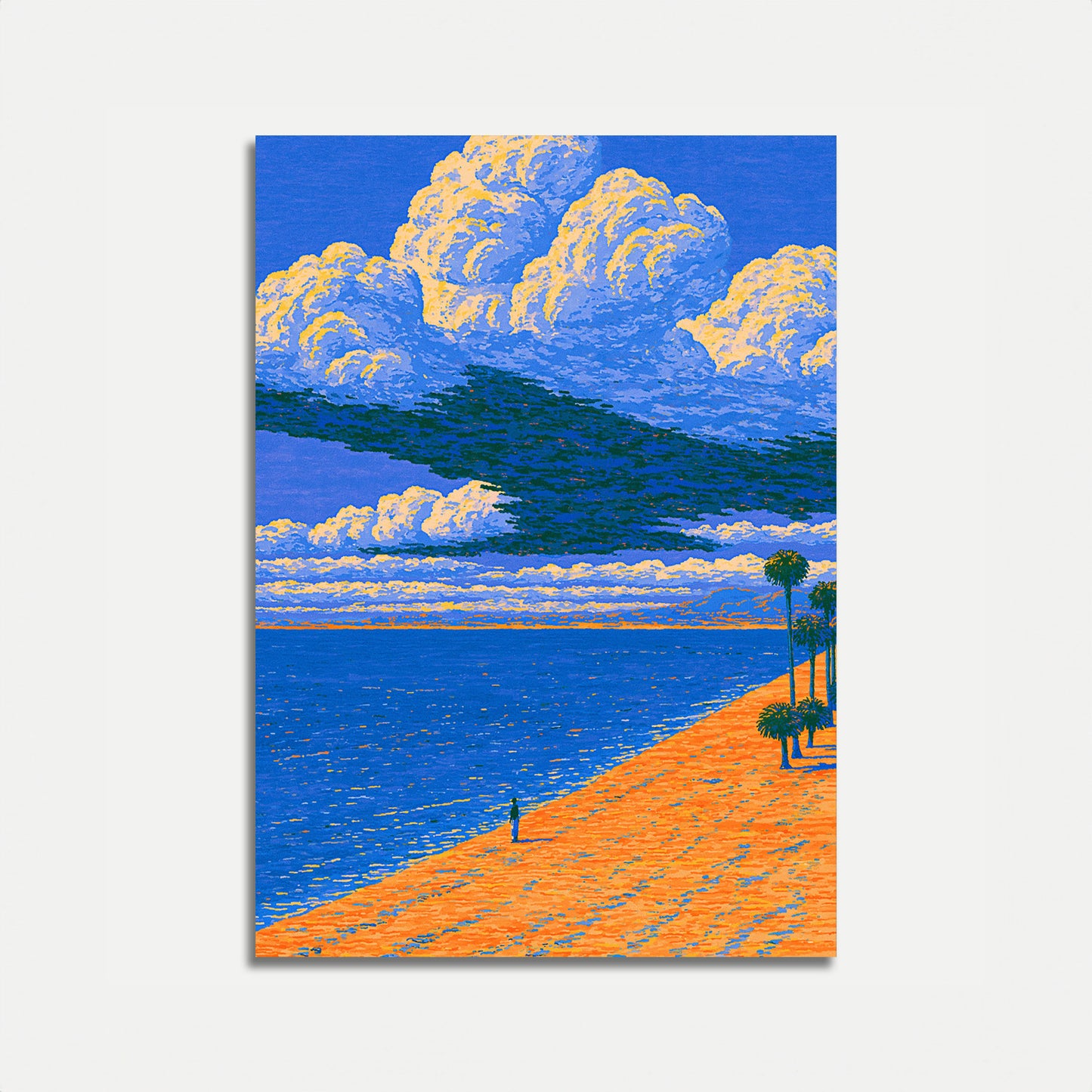 Poster Tramonto Tropicale Spiaggia