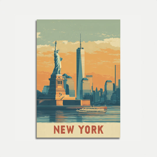 New York City Skyline Poster