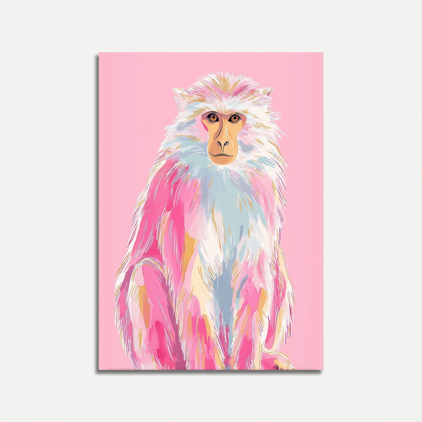 Poster Tavolozza del Primates Pastello