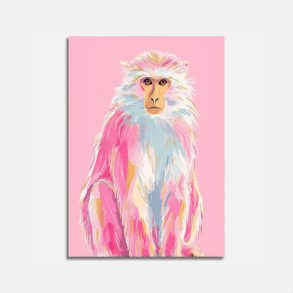 Poster Tavolozza del Primates Pastello