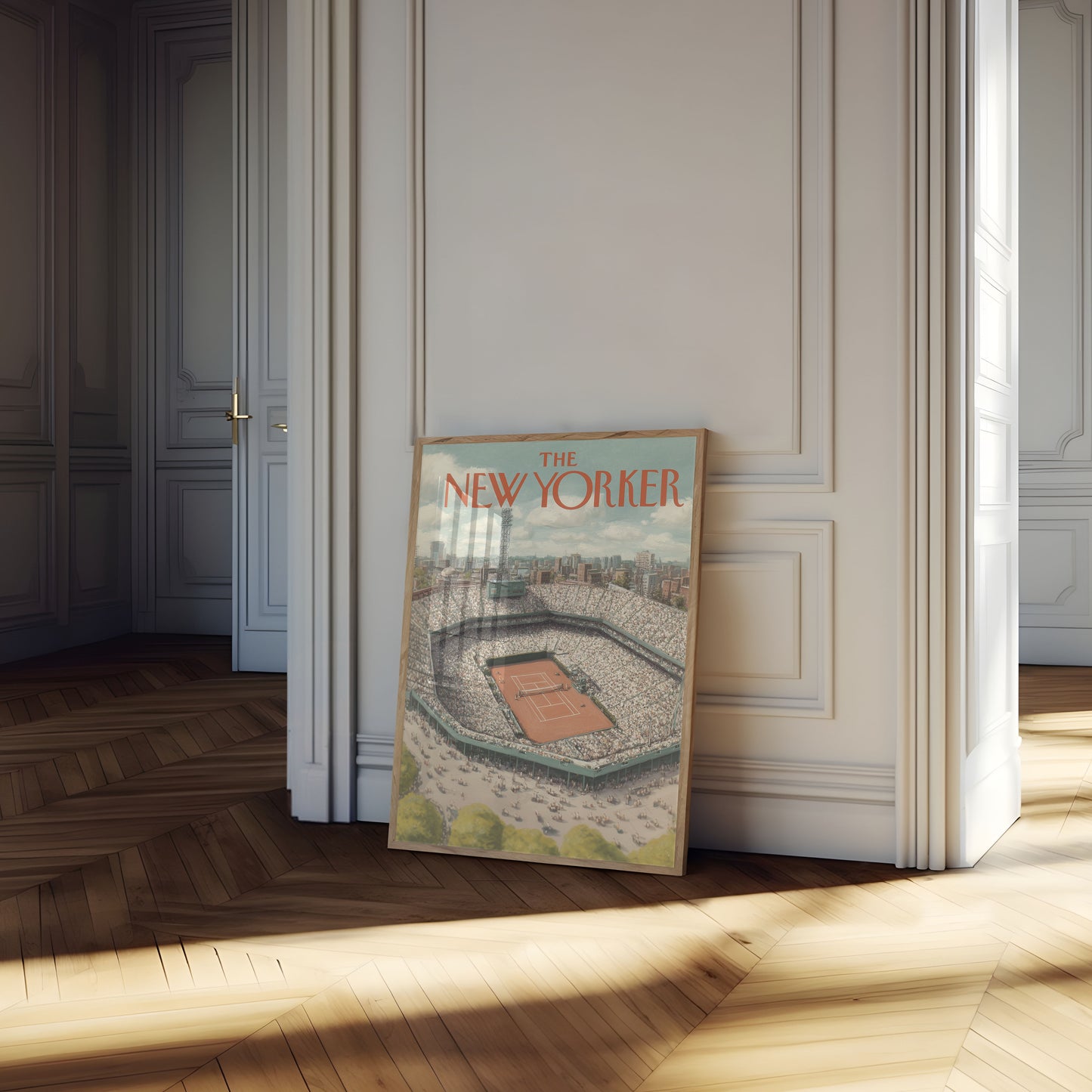 New Yorker Tennis Stadium Poster