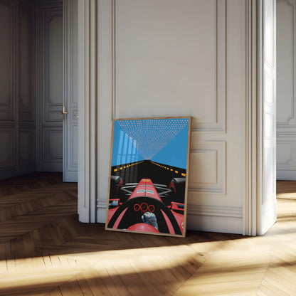 Rychlost Závodní Rychlost Plakát