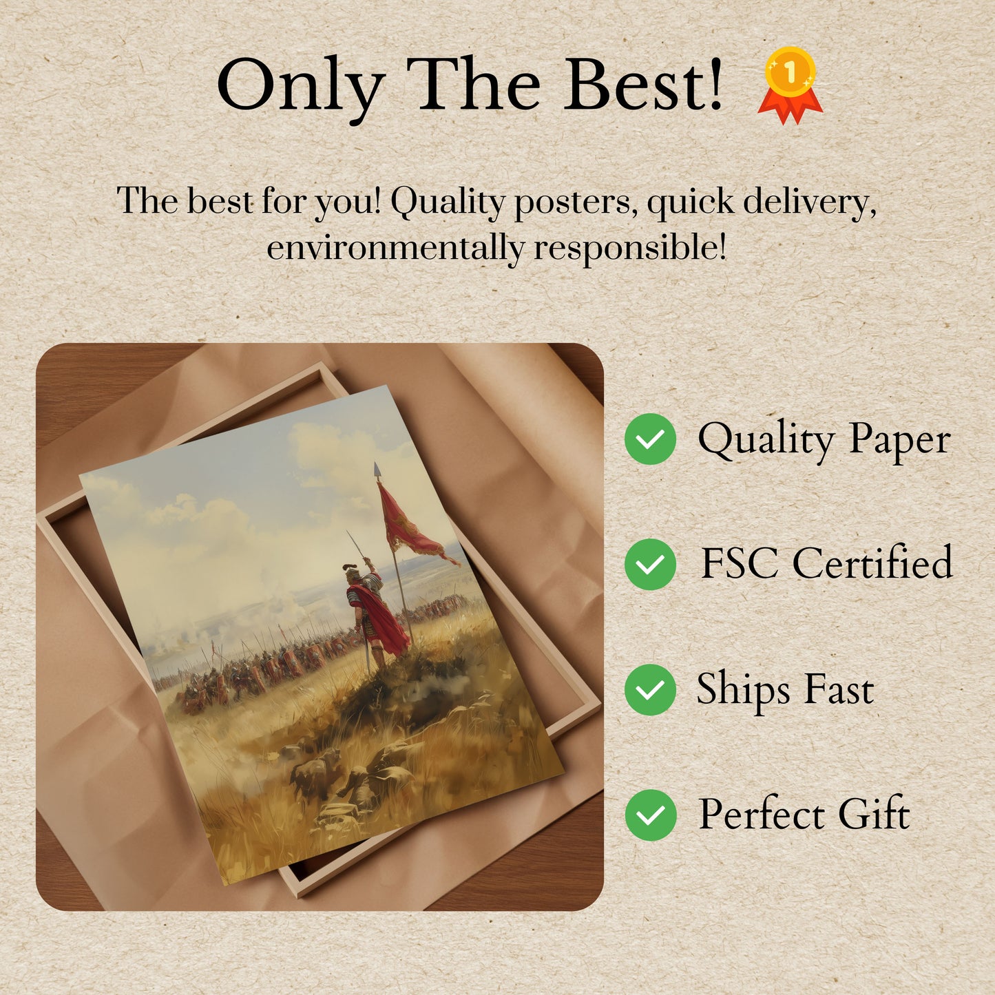 Roman Legion Battle Cry Poster