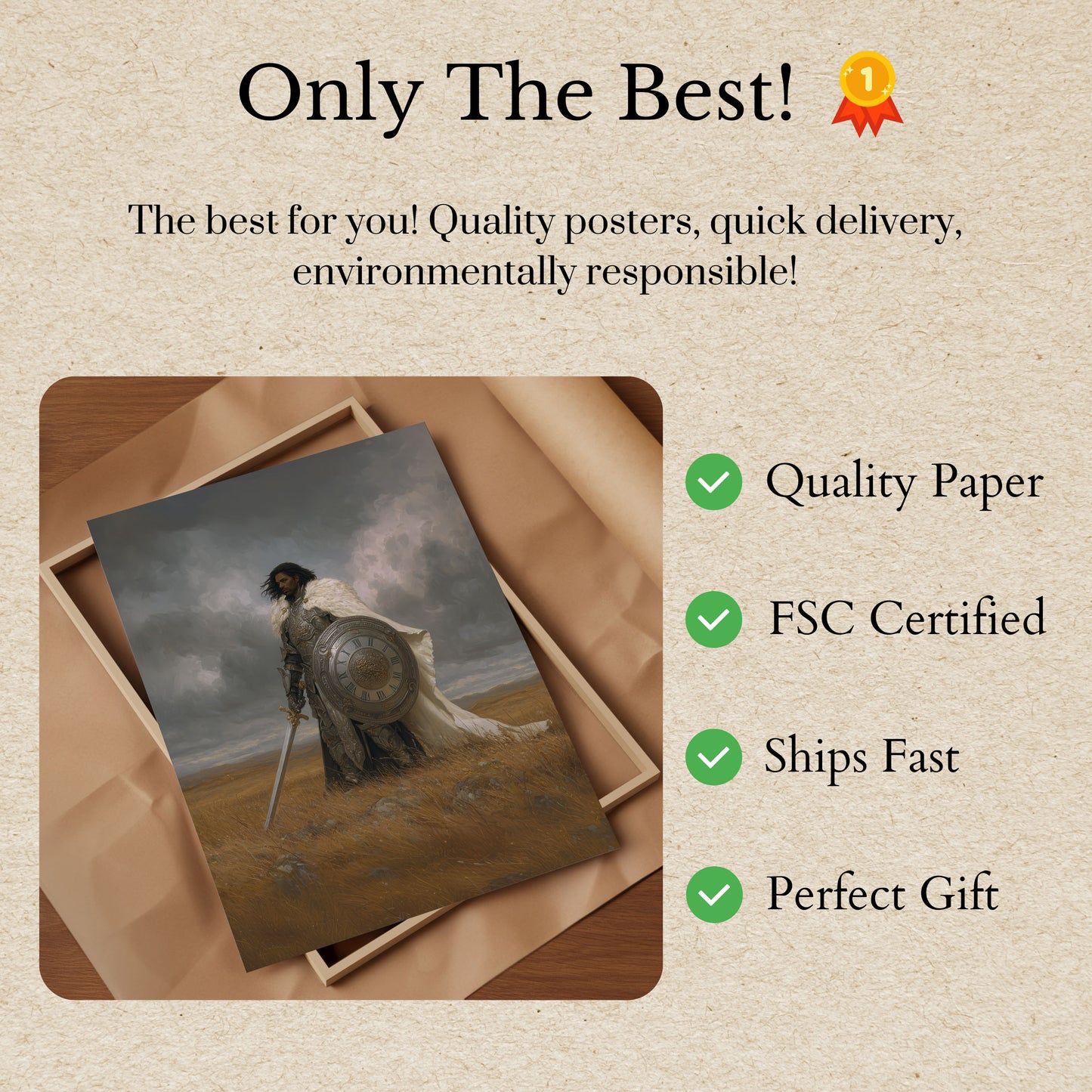 Guardian of Time Warrior Poster