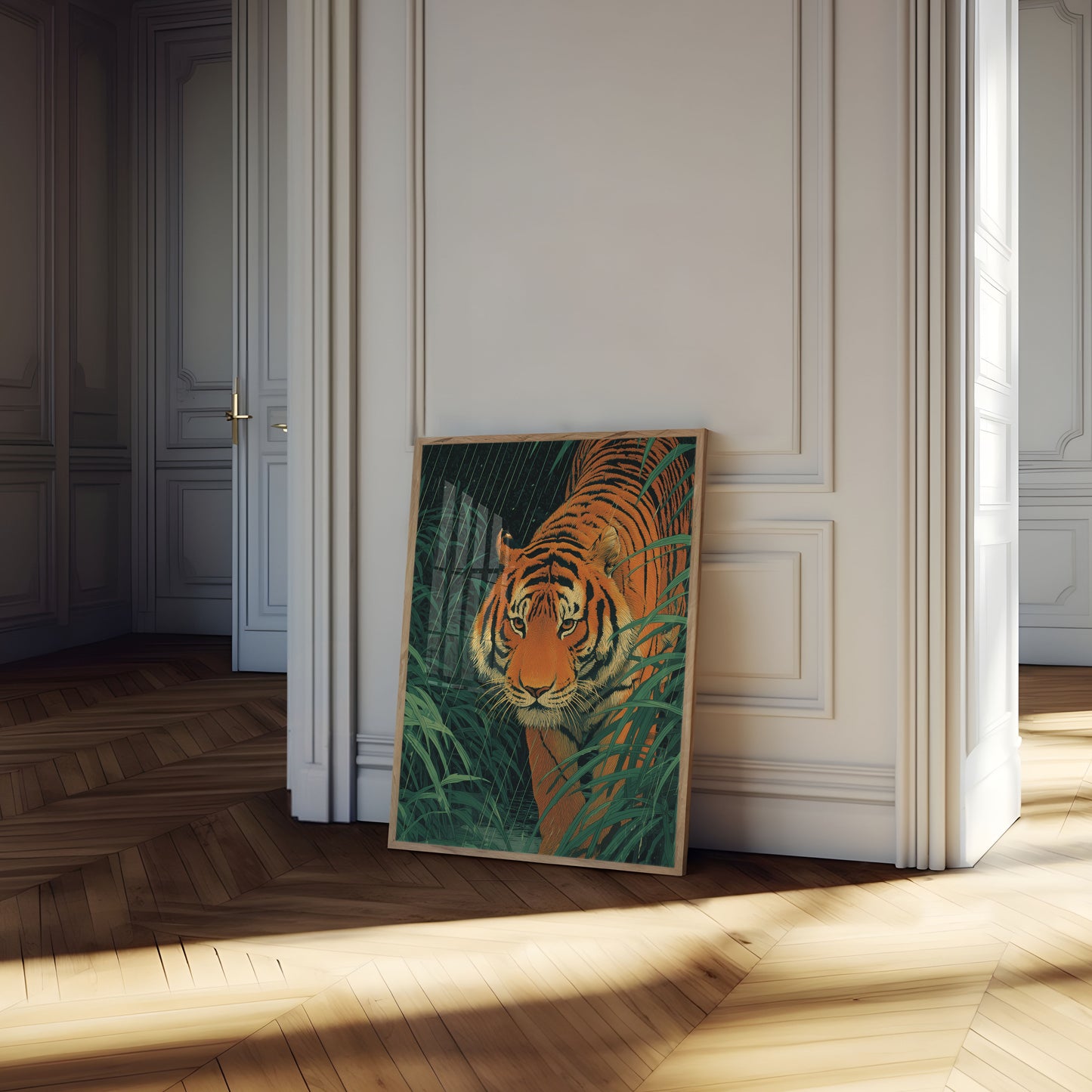 Tiger i Regnskogen Plakat