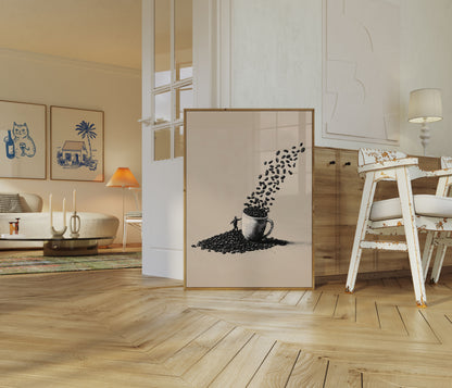 Coffee Bean Journey Poster